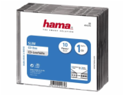 HAMA SLIM Box na 1x CD/DVD/BR 5mm plast, 10ks