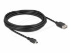 Delock - Kabel USB - mini-USB typ B (M) do USB (F) reverz...