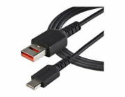 StarTech.com 3ft (1m) Secure Charging Cable, USB-A to USB-C Data Blocker Charge-Only Cable, No-Data Power-Only Charger Cable for Phone/Tablet, Data Blocking USB Protector Adapter Cable - 5V at 2.4A (1