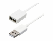StarTech.com 3m White USB 2.0 Extension Cable Cord - A to A - USB Male to Female Cable - 1x USB A (M), 1x USB A (F) - White, 3 meter (USBEXTPAA3MW) - Prodlužovací šňůra USB - USB (F) do USB (M) - USB 
