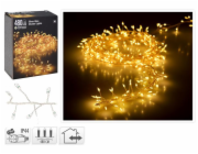 Vánoční LED řetěz 4,8 m, 480 LED, teplá bílá 