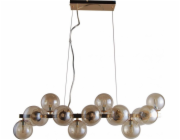 Italux Marbelio PND-6161-16 GO+CO Moderní LED závěsná lampa Ready, kouřová povrchová úprava