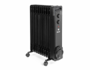 Olejový radiátor G21 Merapi černý, 11 žeber, 2500 W