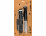 Černý nůž Morakniv Garberg včetně sady pro přežití