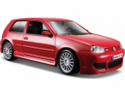 Maisto Volkswagen Golf R32 Grana 1:24 červený kompozitní model