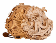 Hlavolam EscapeWelt 3D dřevěný Blackbeard s Compass