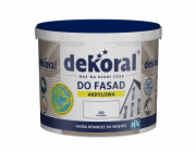 Fasádní barva Dekoral Polinit, bílá, 3l
