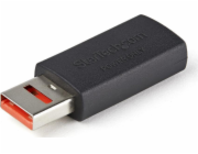 StarTech.com Secure Charging USB Data Blocker Adapter, Male to Female USB-A Charge-Only Adapter, No-Data Charge/Power-Only Adapter for Phone/Tablet, Data Blocking USB Protector Adapter - 5V, 2.4A (12 