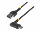 StarTech.com 6ft (2m) USB A to C Charging Cable Right Ang...