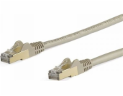 StarTech.com 5m CAT6A Ethernet Cable, 10 Gigabit Shielded Snagless RJ45 100W PoE Patch Cord, CAT 6A 10GbE STP Network Cable w/Strain Relief, Grey, Fluke Tested/UL Certified Wiring/TIA - Category 6A - 