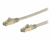 Startech 5m CAT6A Ethernet Cable, 10 Gigabit Shielded Snagless RJ45 100W PoE Patch Cord, CAT 6A 10GbE STP Network Cable w/Strain Relief, Grey, UL Certified Wiring/TIA - Category 6A - 26AWG (6ASPAT5MGR