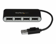 Startech 4 Port USB 2.0 Hub - USB Bus Powered - Portable Multi Port USB 2.0 Splitter and Expander Hub - Small Travel USB Hub (ST4200MINI2) - Rozbočovač - 4 x USB 2.0 - desktop