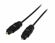 Startech 15 ft Thin Toslink Digital Optical SPDIF Audio Cable - 15ft / 15 Feet Optical Audio Cable (THINTOS15) - Digitální audio kabel (optický) - SPDIF - TOSLINK s piny (male) do TOSLINK s piny (male