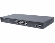 Intellinet Network Solutions Přepínač GIGABIT 16X 10/100/1000 RJ45 POE+ 2X SFP SPRAVOVANÝ (561341)