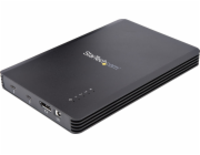 StarTech.com 4 Bay Thunderbolt 3 NVMe Enclosure, For M.2 NVMe Solid State Drives, 1x DisplayPort Video & 2x TB3 Downstream Ports, Up to 40Gbps, 72W Power Supply - 4 Bay M.2 SSD External Hard Drive Enc