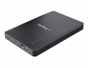 Startech 4 Bay Thunderbolt 3 NVMe Enclosure, For M.2 NVMe Solid State Drives, 1x DisplayPort Video & 2x TB3 Downstream Ports, Up to 40Gbps, 72W Power Supply - 4 Bay M.2 SSD External Hard Drive Enclosu