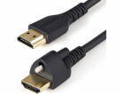 StarTech.com 2m (6ft) HDMI Cable with Locking Screw, 4K 6...