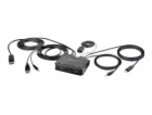 Startech 2-Port Hybrid USB-C DisplayPort Cable KVM Switch...