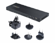 StarTech.com 4-Port HDMI Splitter, 4K 60Hz HDMI 2.0 Video, 1 In 4 Out HDMI Splitter, 4K HDMI Splitter w/Built-in Scaler, 3.5mm/Optical Audio Port, Durable Metal Housing, HDR/HDCP - 1x4 HDMI Display/Ou
