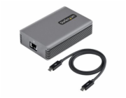 StarTech.com Thunderbolt 3 to Ethernet Adapter, 10GbE, Multi-Gigabit, Thunderbolt 3 to RJ45 Network Adapter, 10GBASE-T/5-2.5GBASE-T NIC, TB3/TB4 10G Network Adapter w/ TB3-Certified Cable, TB3 10GbE, 