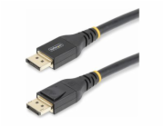 StarTech.com 50ft (15m) VESA-Certified Active DisplayPort 1.4 Cable, DP8K w/HBR3/HDR10/MST/DSC 1.2/HDCP 2.2, 8K 60Hz, 4K 120Hz Video - Active DP 1.4 Cable M/M (DP14A-15M-DP-CABLE) - Kabel DisplayPort 
