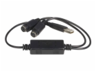 StarTech USB to PS/2 Adapter for Keyboard and Mouse - Key...