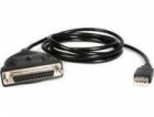 StarTech.com 6 ft / 2m USB to DB25 Parallel Printer Adapt...