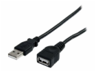 StarTech 10 ft Black USB 2.0 Extension Cable A to A - 10f...