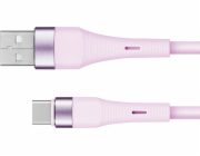 Kabel KRUGER & MATZ KM1268-1P Basic USB/USB-C 1m Pink
