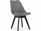 Leobert Židle MARK - grafitové / černé nohy x 1