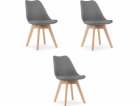 Leobert Židle MARK grafit x 3