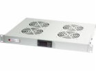 Techly Chladicí panel 19" 1U s termostatem (I-CASE FAN-TC4G)