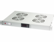 Techly Chladicí panel 19" 1U s termostatem (I-CASE FAN-TC4G)