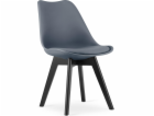 Leobert Židle MARK - grafitové / černé nohy x 4
