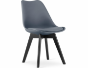 Leobert Židle MARK - grafitové / černé nohy x 4
