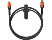 Eaton UAG Rugged Cable - kabel USB-C - Lightning 30W, 1,5 m (černý/oranžový)