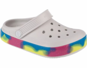 Crocs Dětské dřeváky Crocs Off Court Glitter Band 209714-1FS bílé 28/29