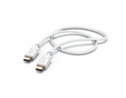 Hama 00183330 Typ-C až Typ-C 1m Bílá