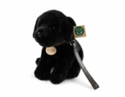 Rappa Plyšový pes labrador černý 25 cm ECO-FRIENDLY