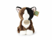 Rappa Plyšová kočka trojbarevná 18 cm ECO-FRIENDLY