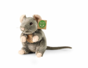 Rappa Plyšová myš sedící 16 cm ECO-FRIENDLY