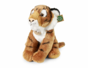 Rappa Plyšový tygr sedící 30 cm ECO-FRIENDLY