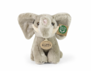 Rappa Plyšový slon sedící 18 cm  ECO-FRIENDLY