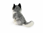 Rappa Plyšový pes husky sedící 30 cm ECO-FRIENDLY