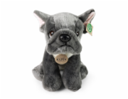 Rappa Plyšový pes francouzský buldoček sedící 26 cm ECO-FRIENDLY