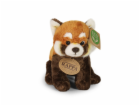 Rappa Plyšová panda červená 18 cm ECO-FRIENDLY