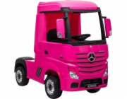 Mercedes auto na baterie Mercedes Actros růžový 4x4