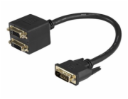 StarTech.com 1 ft DVI-D to 2x DVI-D Digital Video Splitter Cable - M/F (DVISPL1DD) - Video rozdělovač - dva spoje - DVI-D se zdířkami (female) do DVI-D s piny (male) - 30.5 cm - odstíněný - černá - pr