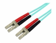 Startech 2m Fiber Optic Cable - 10 Gb Aqua - Multimode Duplex 50/125 - LSZH - LC/LC - OM3 - LC to LC Fiber Patch Cable - Patch kabel - multirežim LC (M) do multirežim LC (M) - 2 m - 2 m - optické vlák