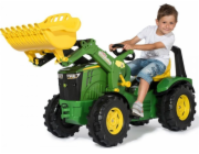 Rolly Toys Šlapací traktor John Deere X-Trac Premium s tichými kolečky